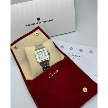 (SOLD!!) 29mm • 1996 Cartier Santos Carree Automatic ref.2961